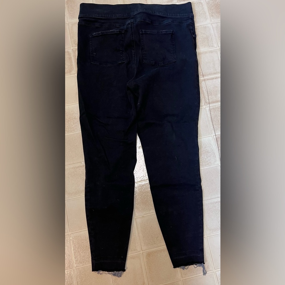 EUC Spanx black jeggings, 2XL